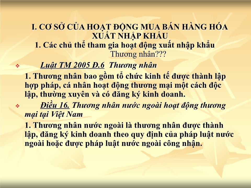 Bài giảng Giao dịch thương mại quốc tế - Chương 4: Giao dịch trong nước về hàng hóa xuất nhập khẩu - Nguyễn Cương trang 2