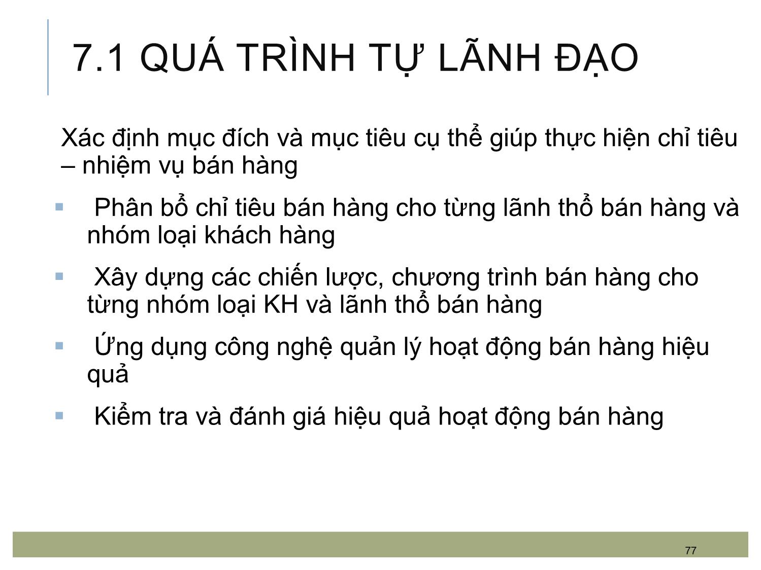 Bài giảng Kỹ năng bán hàng - Chương 6: Các kỹ năng sau bán hàng trang 10