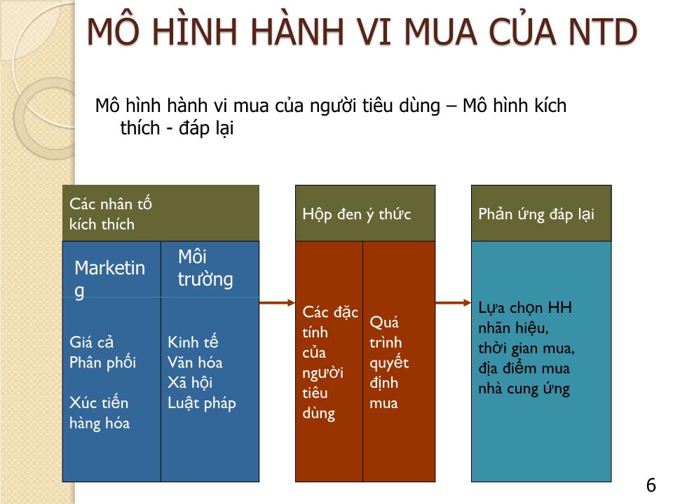 Bài giảng Marketing căn bản - Chương 4: Hành vi của khách hàng - Nguyễn Hoài Long trang 6