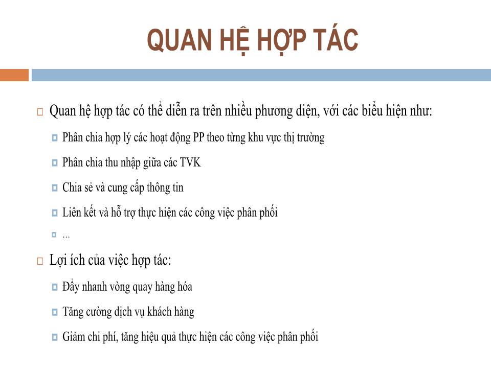 Bài giảng Quản trị kênh phân phối - Chương 3: Môi trường và hành vi của kênh phân phối - Nguyễn Hoài Long trang 6