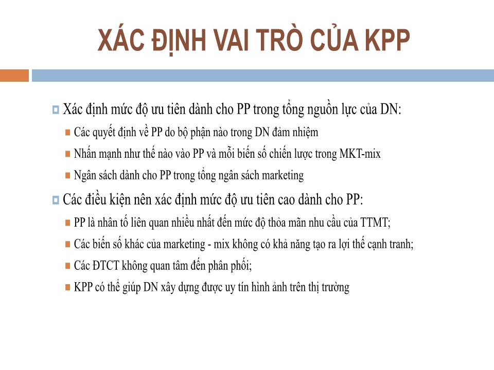 Bài giảng Quản trị kênh phân phối - Chương 4: Chiến lược kênh phân phối - Nguyễn Hoài Long trang 10