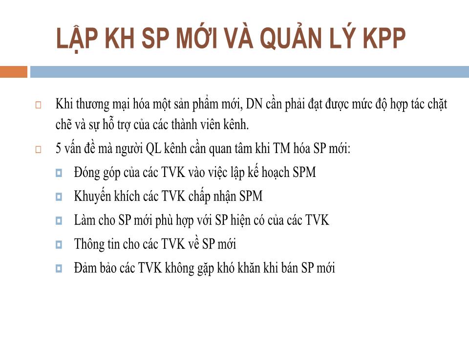 Bài giảng Quản trị kênh phân phối - Chương 7: Sử dụng marketing mix trong quản lý KPP - Nguyễn Hoài Long trang 6