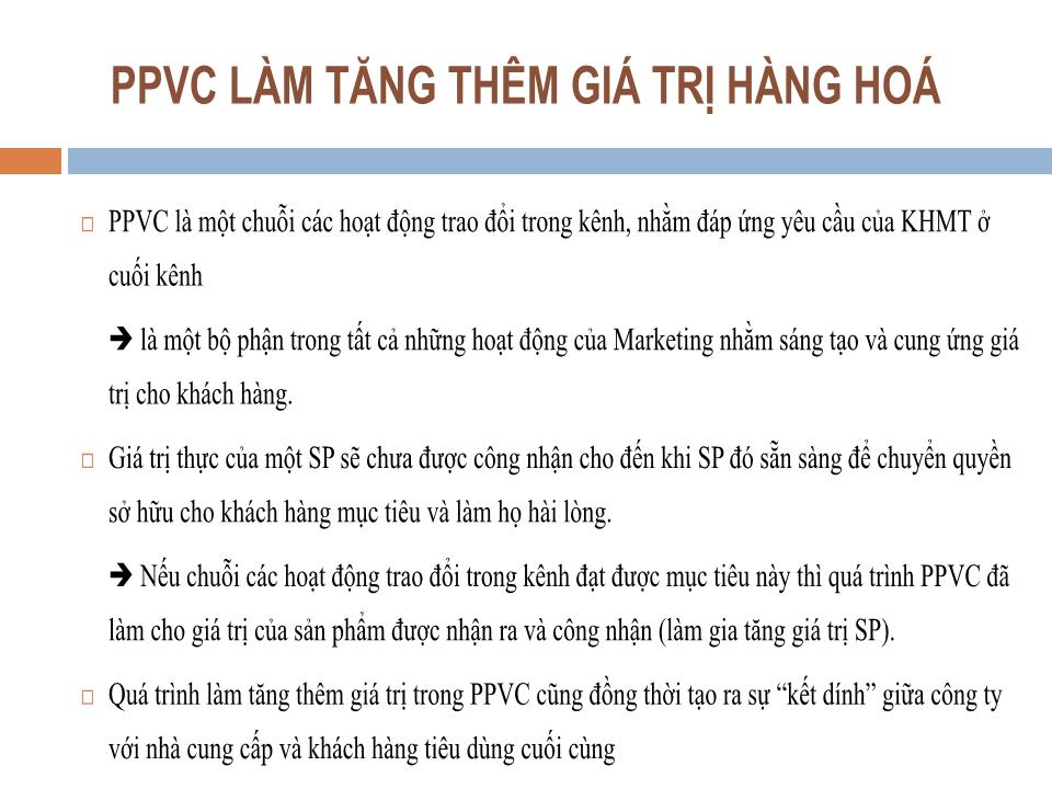 Bài giảng Quản trị kênh phân phối - Chương 8: Phân phối hàng hoá vật chất - Nguyễn Hoài Long trang 8