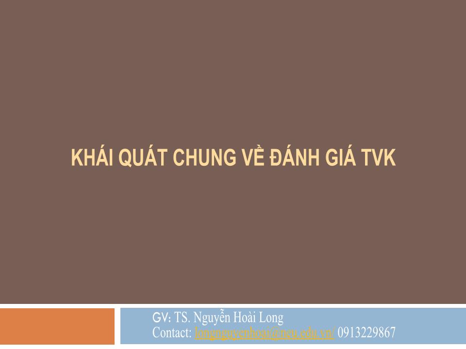 Bài giảng Quản trị kênh phân phối - Chương 9: Đánh giá thành viên kênh - Nguyễn Hoài Long trang 4