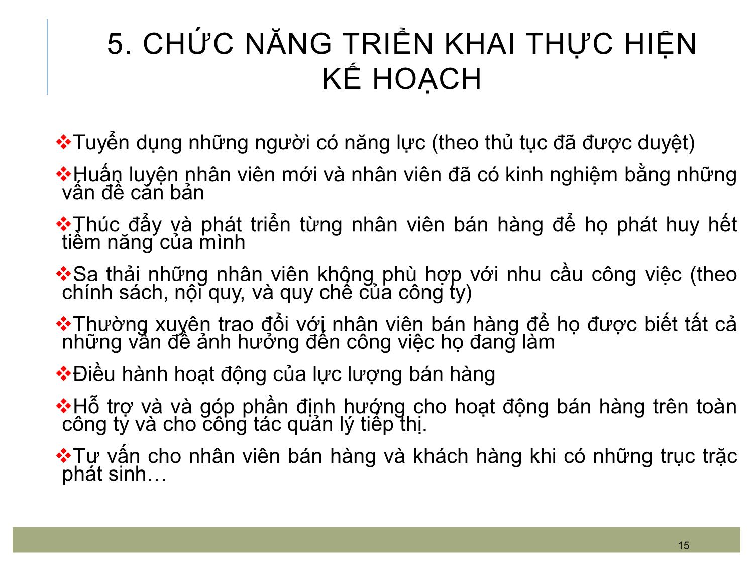 Bài giảng Quản trị bán hàng - Chương 1: Khái quát về quản trị bán hàng trang 6