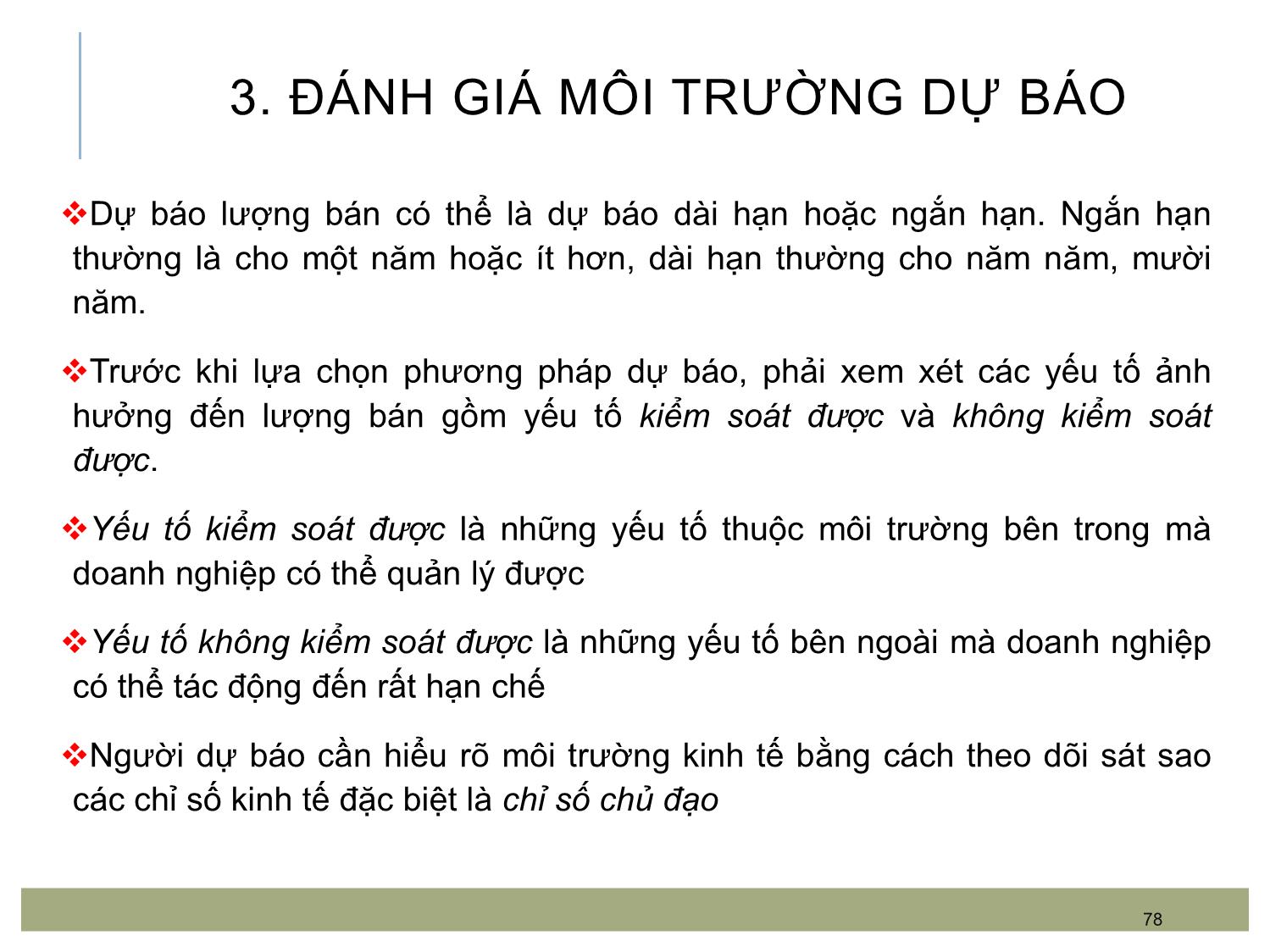 Bài giảng Quản trị bán hàng - Chương 4: Đánh giá tiềm năng thị trường và dự báo lượng bán trang 4