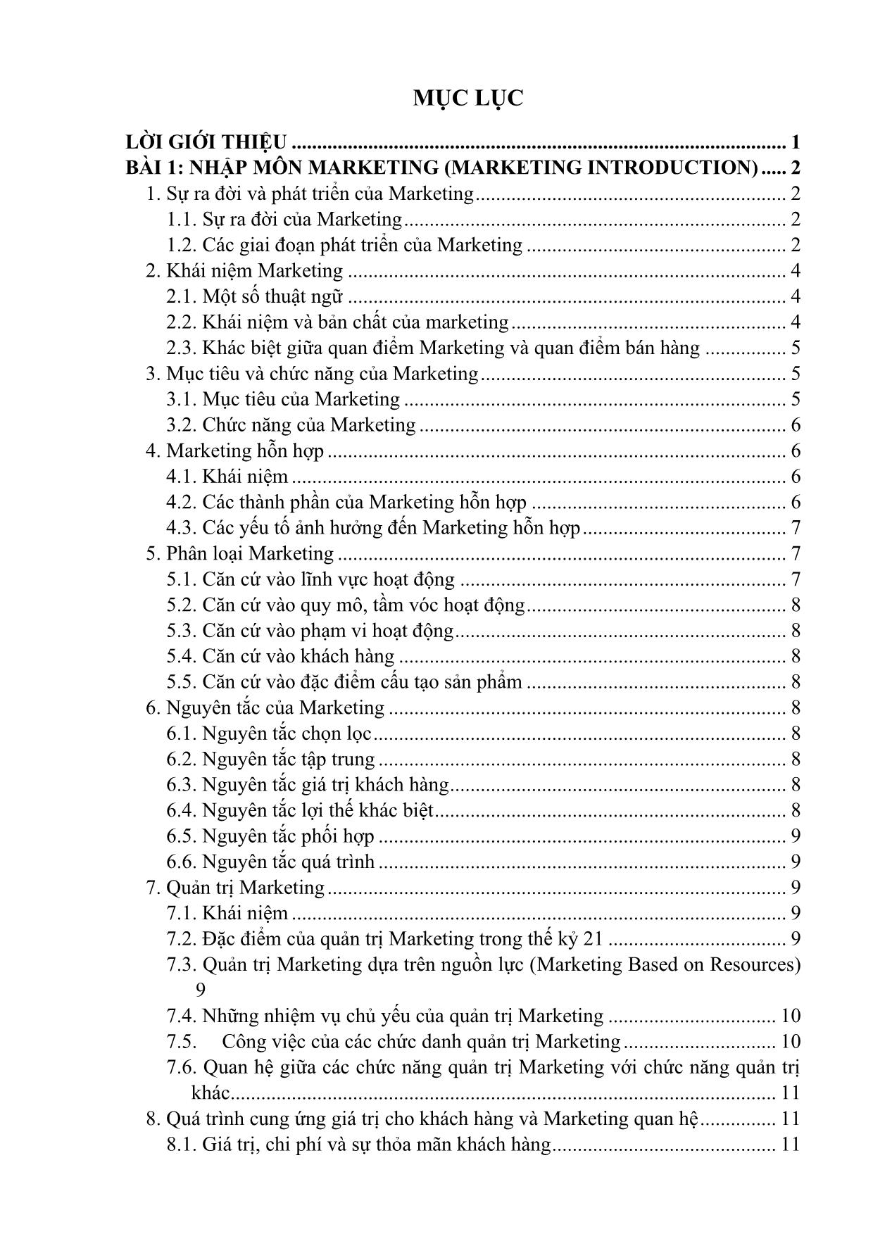 Giáo trình mô đun Marketing trang 5