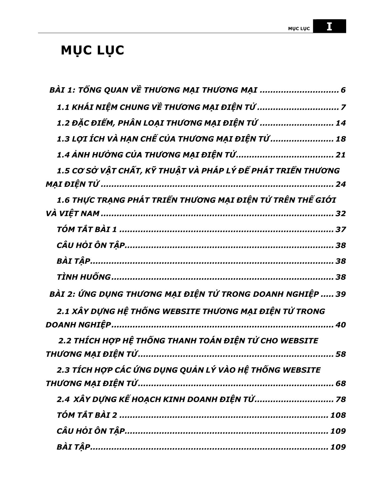 Giáo trình Nhập môn thương mại điện tử (Phần 1) - Trần Văn Tùng trang 3