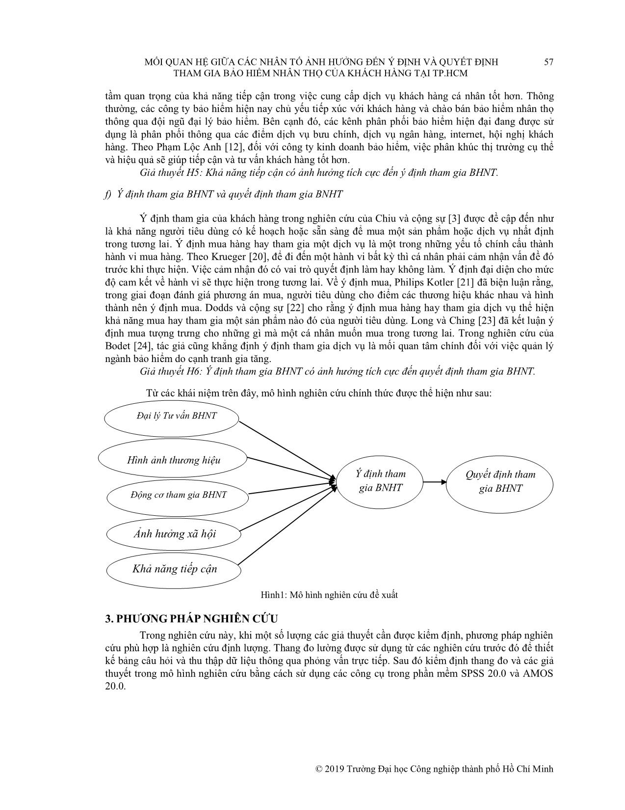 Mối quan hệ giữa các nhân tố ảnh hưởng đến ý định và quyết định tham gia bảo hiểm nhân thọ của khách hàng tại thành phố Hồ Chí Minh trang 5