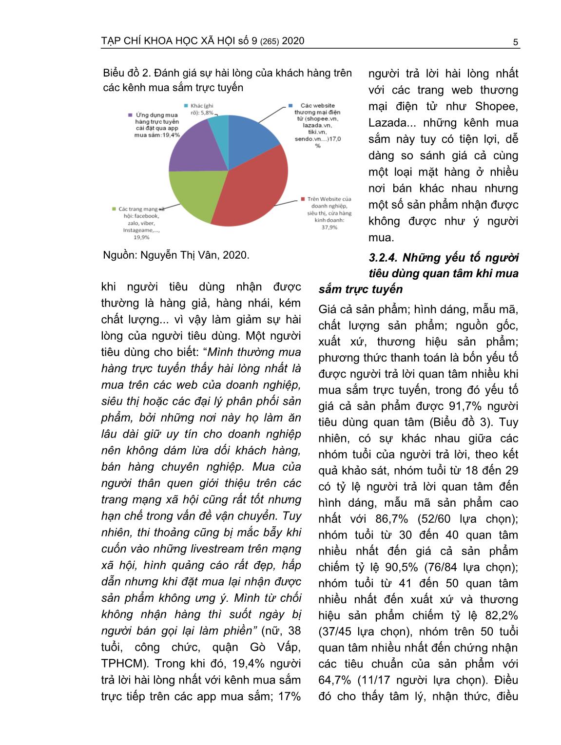 Mua sắm trực tuyến tại thành phố Hồ Chí Minh - Hiện trạng và những vấn đề đặt ra trang 5