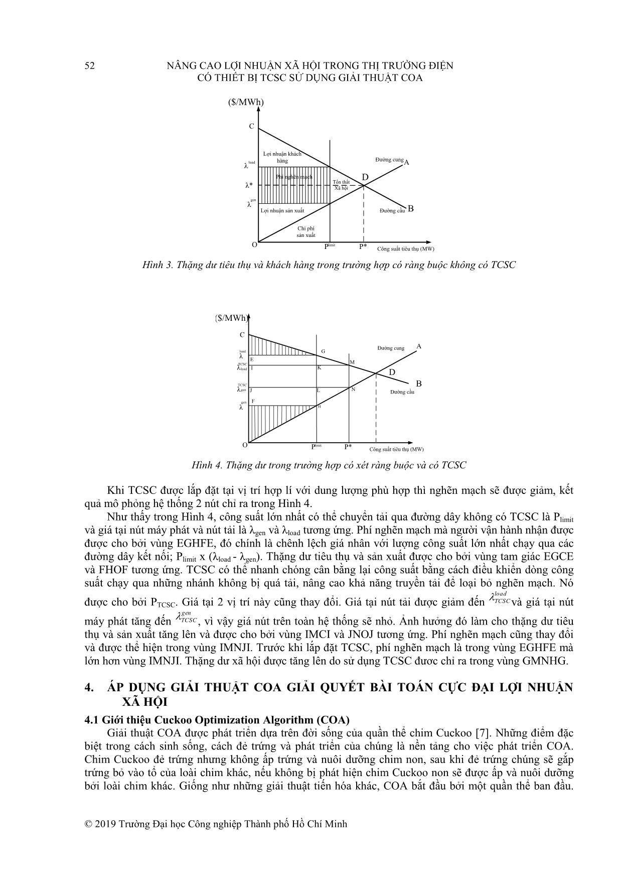 Nâng cao lợi nhuận xã hội trong thị trường điện có thiết bị TCSC sử dụng giải thuật COA trang 5