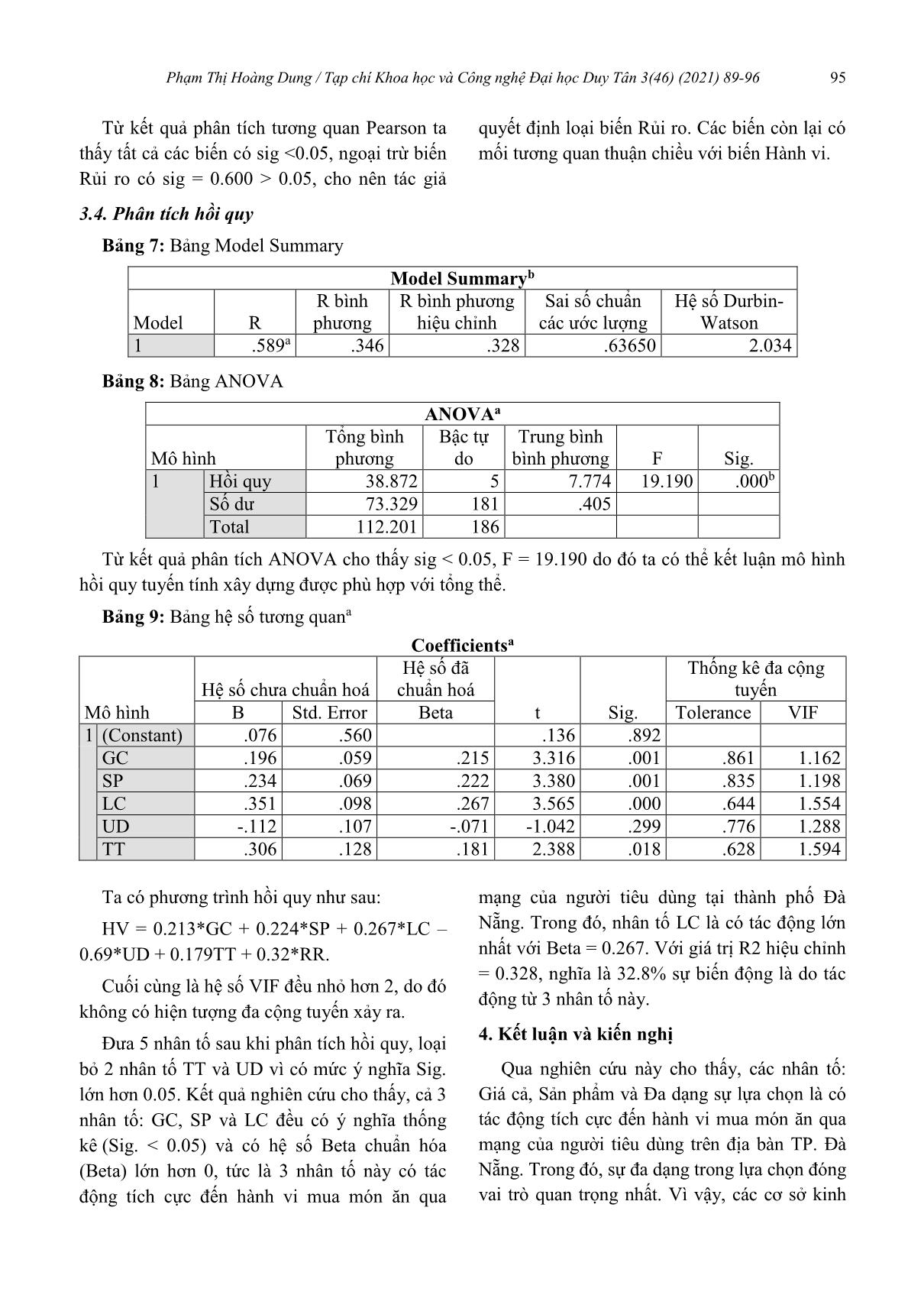 Phân tích các nhân tố ảnh hưởng đến hành vi mua món ăn qua mạng của khách hàng tại thành phố Đà Nẵng trong đại dịch COVID-19 trang 7