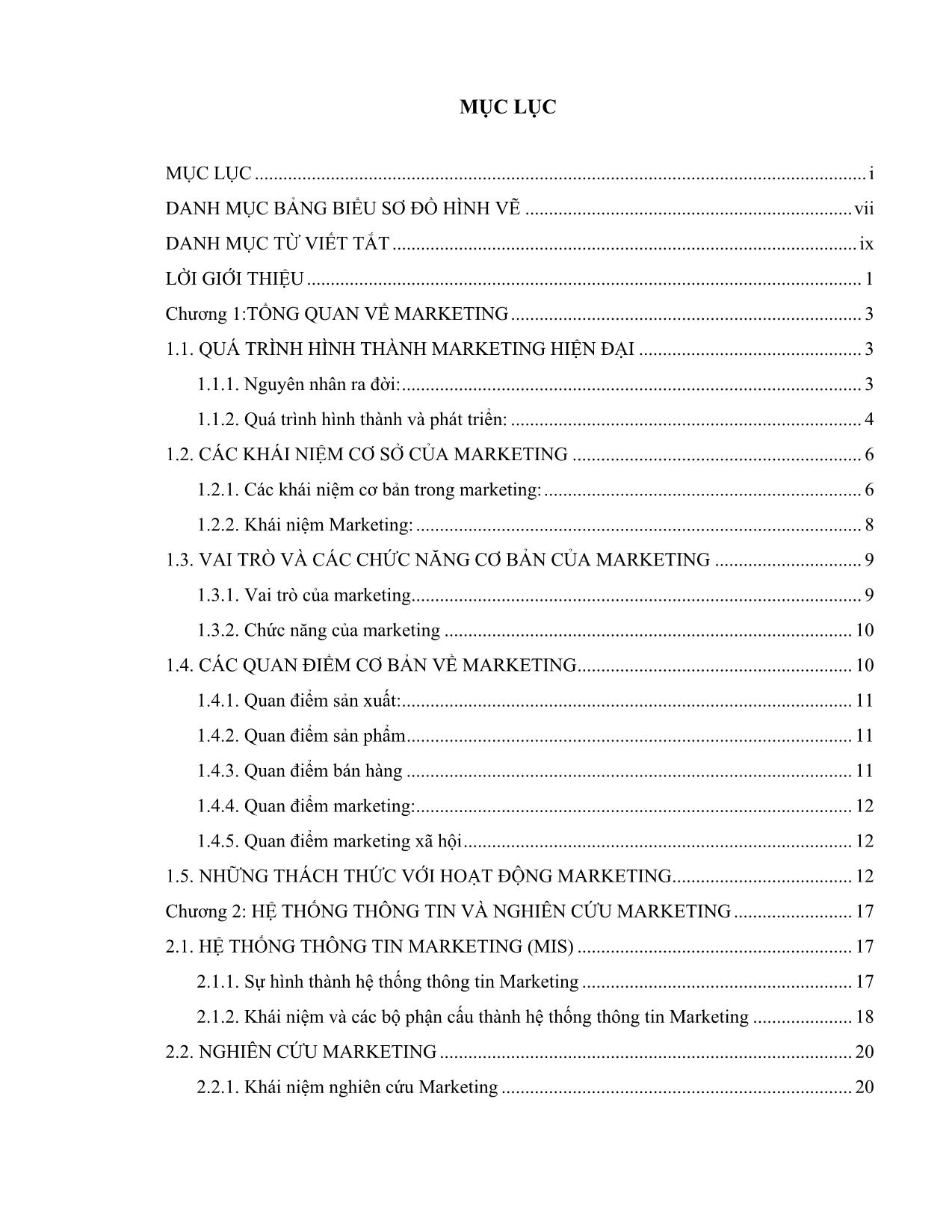 Tài liệu học tập Marketing căn bản (Phần 1) trang 2
