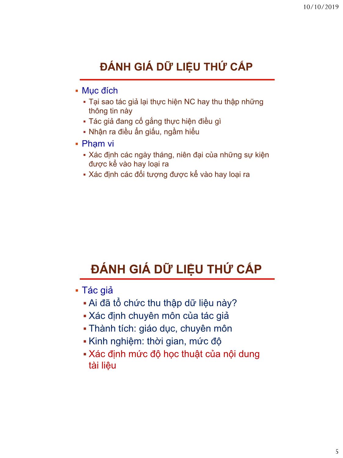 Bài giảng Nguyên lý marketing - Bài 2: Hệ thông thông tin marketing - Nguyễn Thị Mai An trang 5
