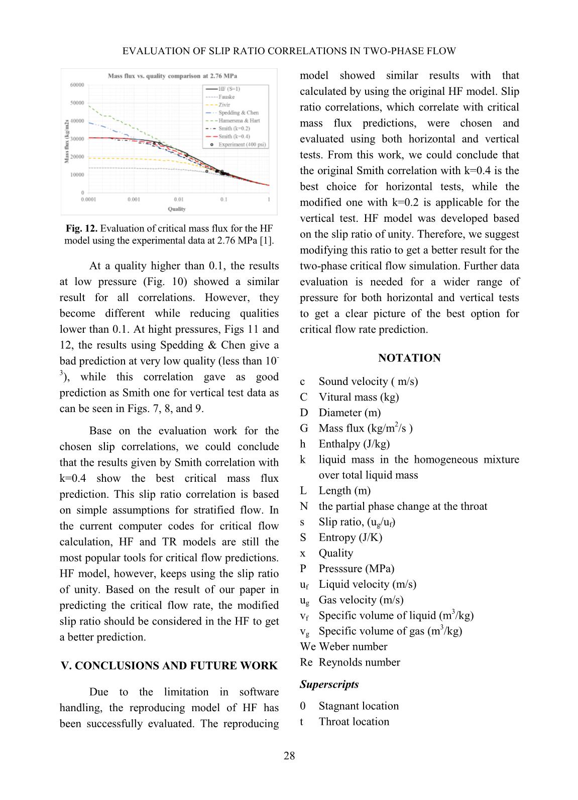 Evaluation of slip ratio correlations in two-phase flow trang 8