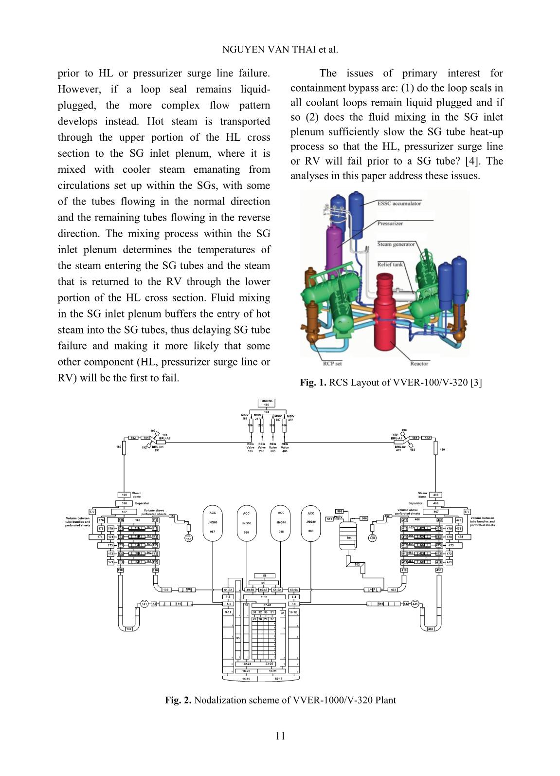 Evaluation of the Potential for Containment Bypass due to Steam Generator Tube Rupture in VVER-1000/V320 Reactor during Extended SBO sequence using SCDAP/RELAP5 code trang 3