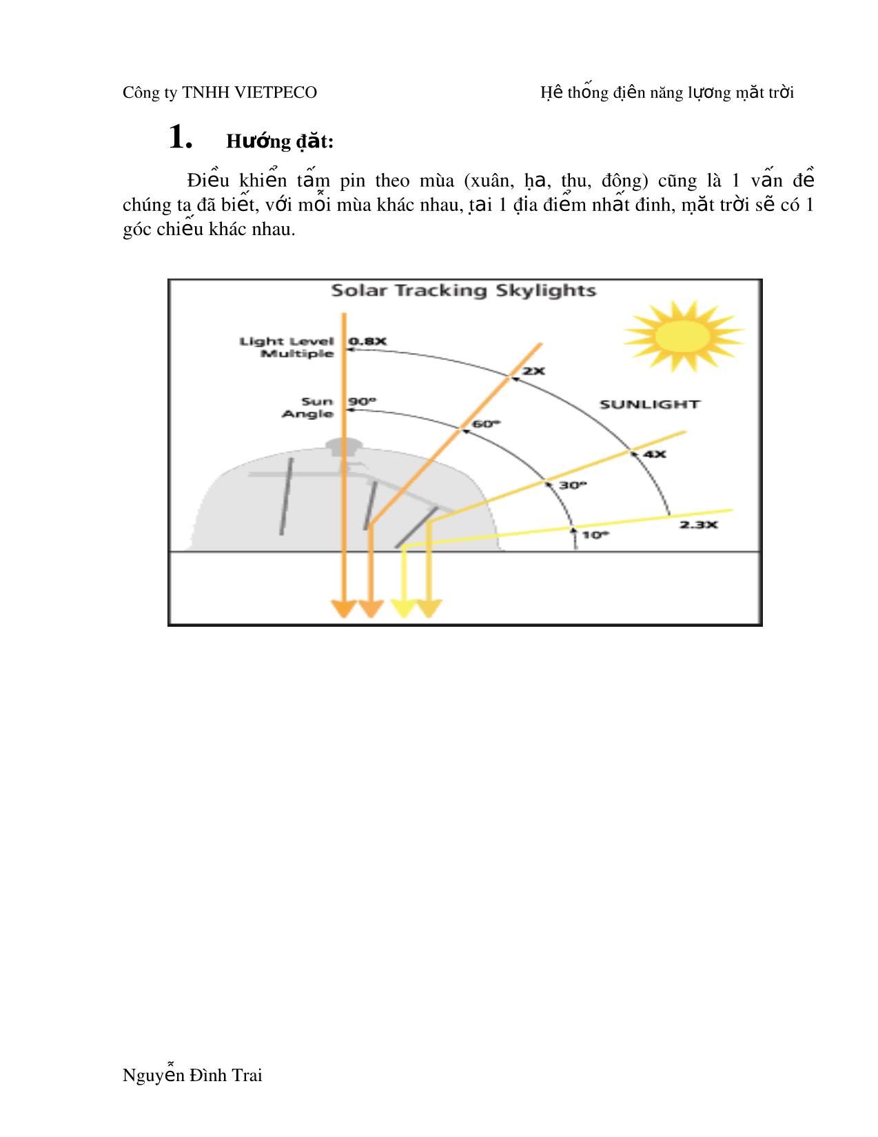 Giáo trình Hệ thống năng lượng mặt trời trang 10