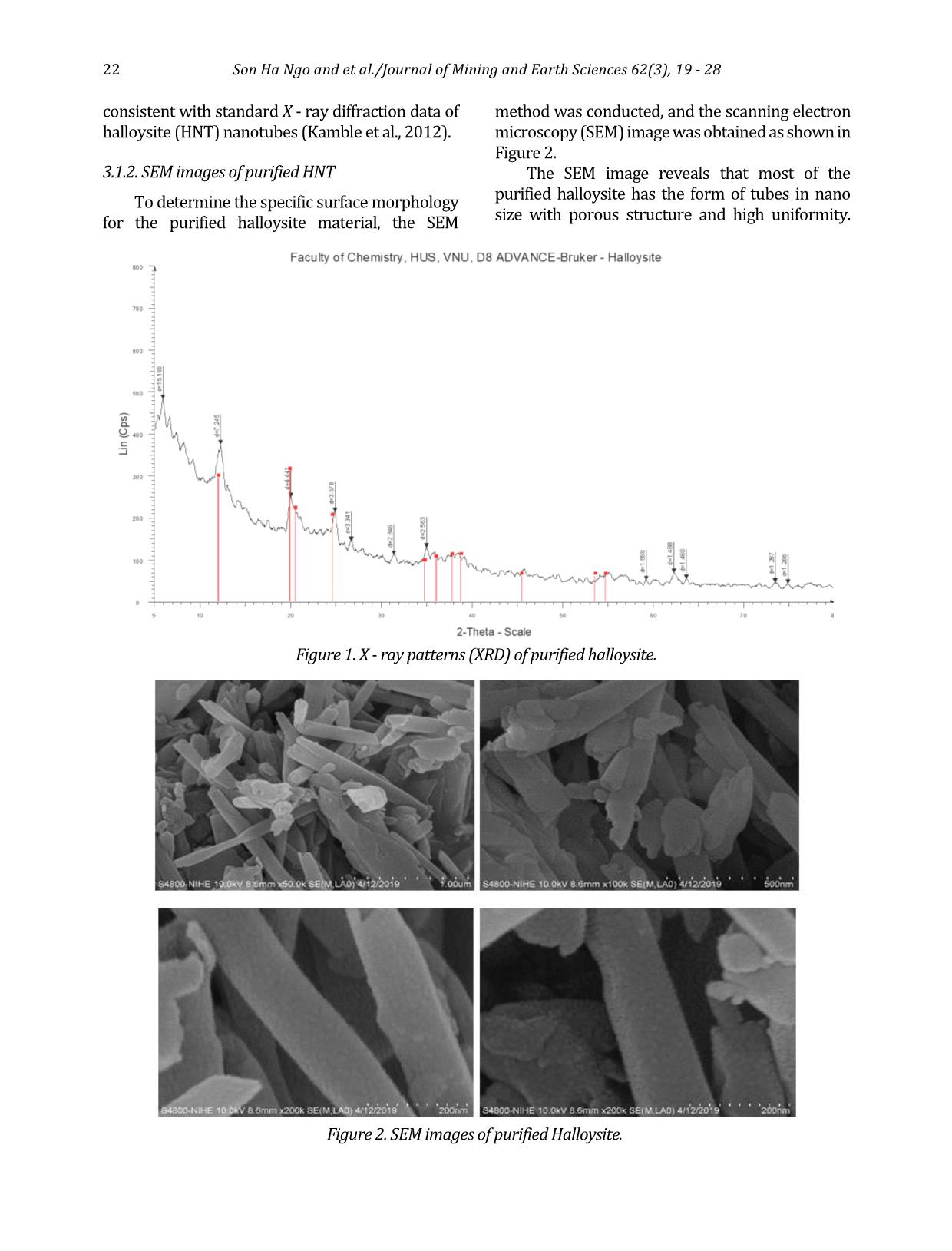 Highly photocatalytic activity of natural halloysite - Based material for the treatment of dyes in wastewater trang 4