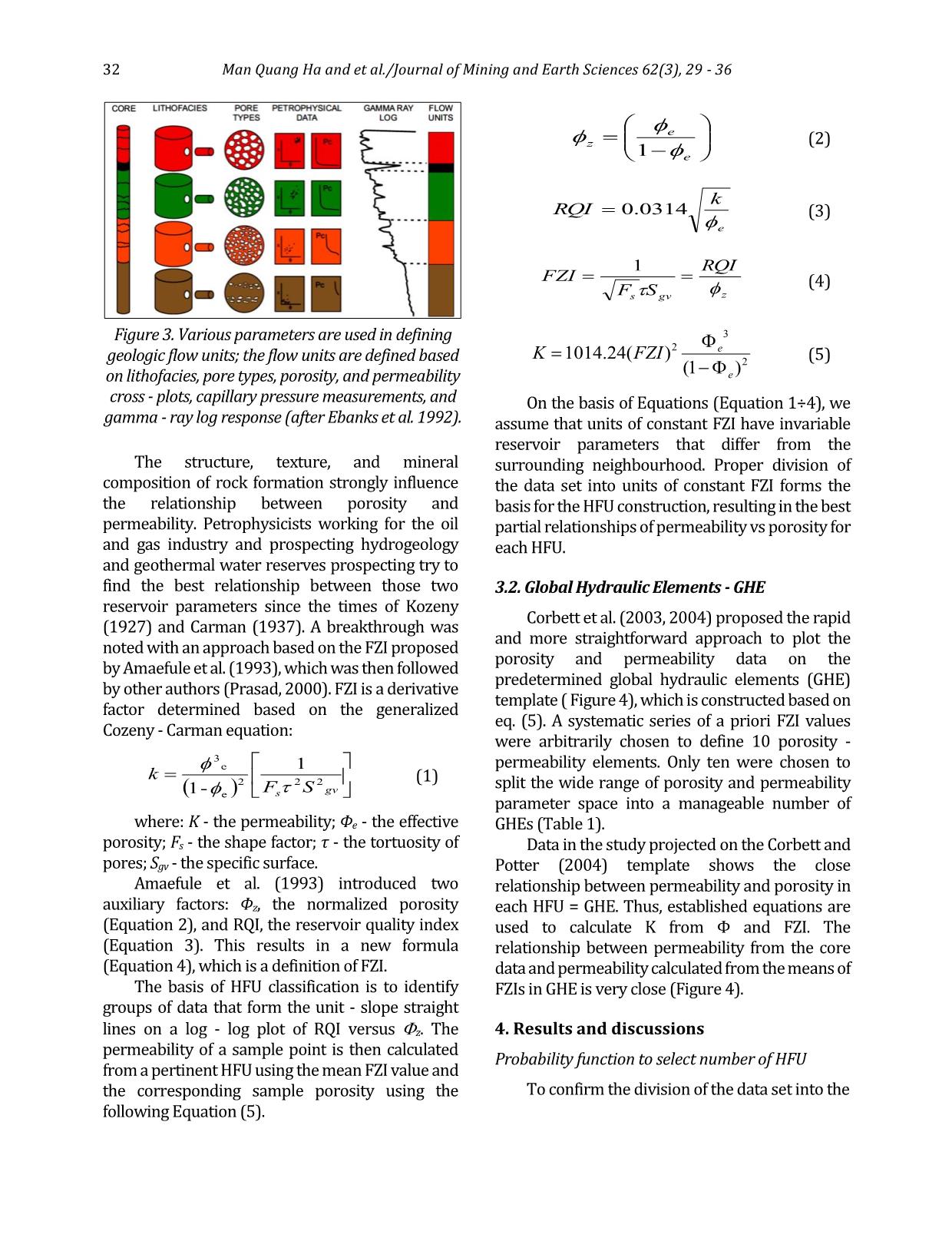 Hydraulic flow unit classification from core data: Case study of the Z gas reservoir, Poland trang 4