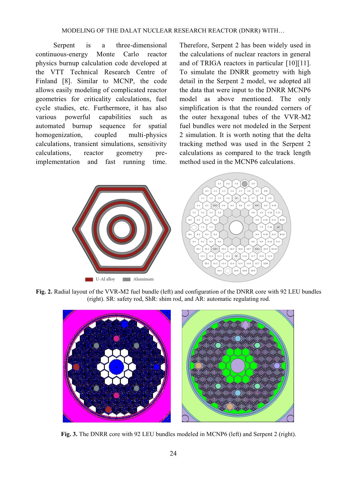 Modeling of the Dalat Nuclear Research Reactor (DNRR) with the Serpent 2 Monte Carlo code trang 4