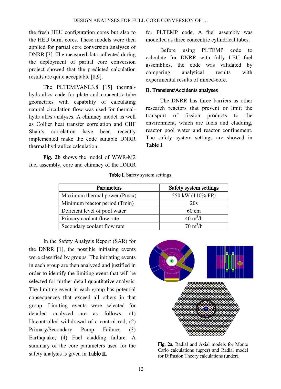 Design analyses for full core conversion of the dalat nuclear research reactor trang 3