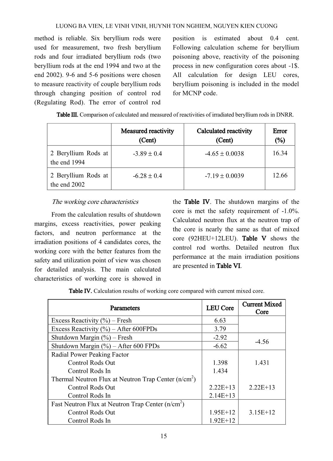 Design analyses for full core conversion of the dalat nuclear research reactor trang 6