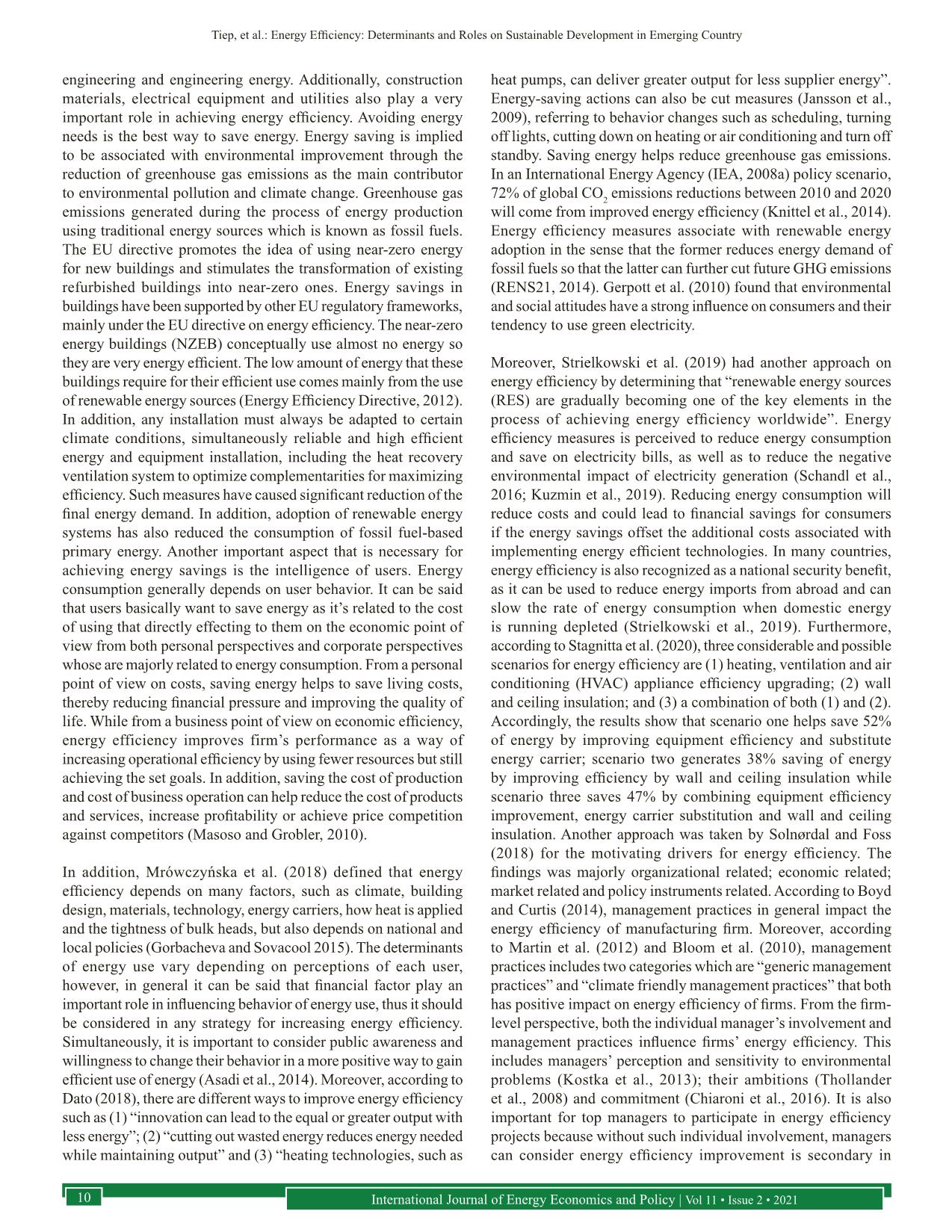 Energy efficiency: Determinants and roles on sustainable development in emerging country trang 4