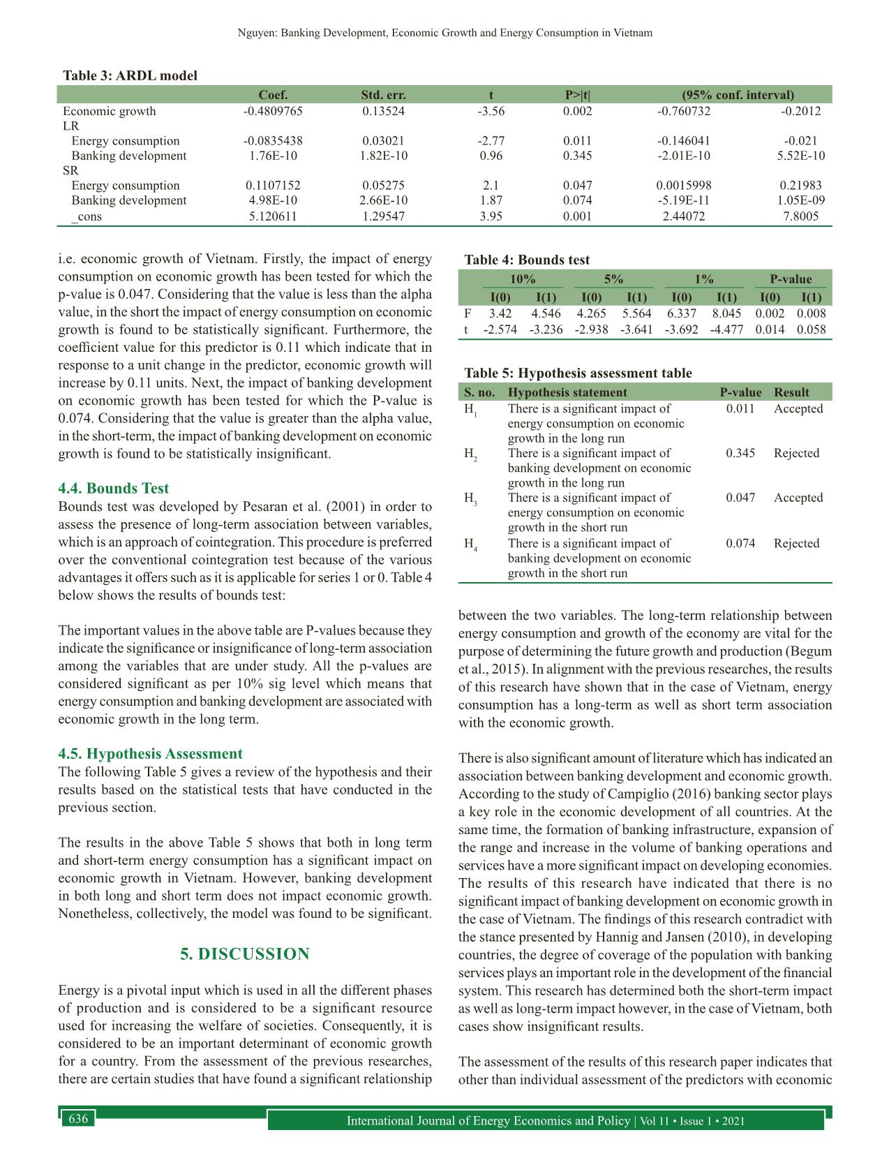 Banking development, economic growth and energy consumption in Vietnam trang 5