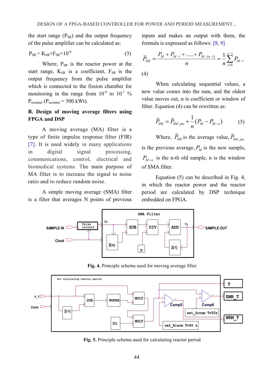 Design of a FPGA-based controller for power and period measurement in the start range of Dalat Nuclear Research Reactor trang 4