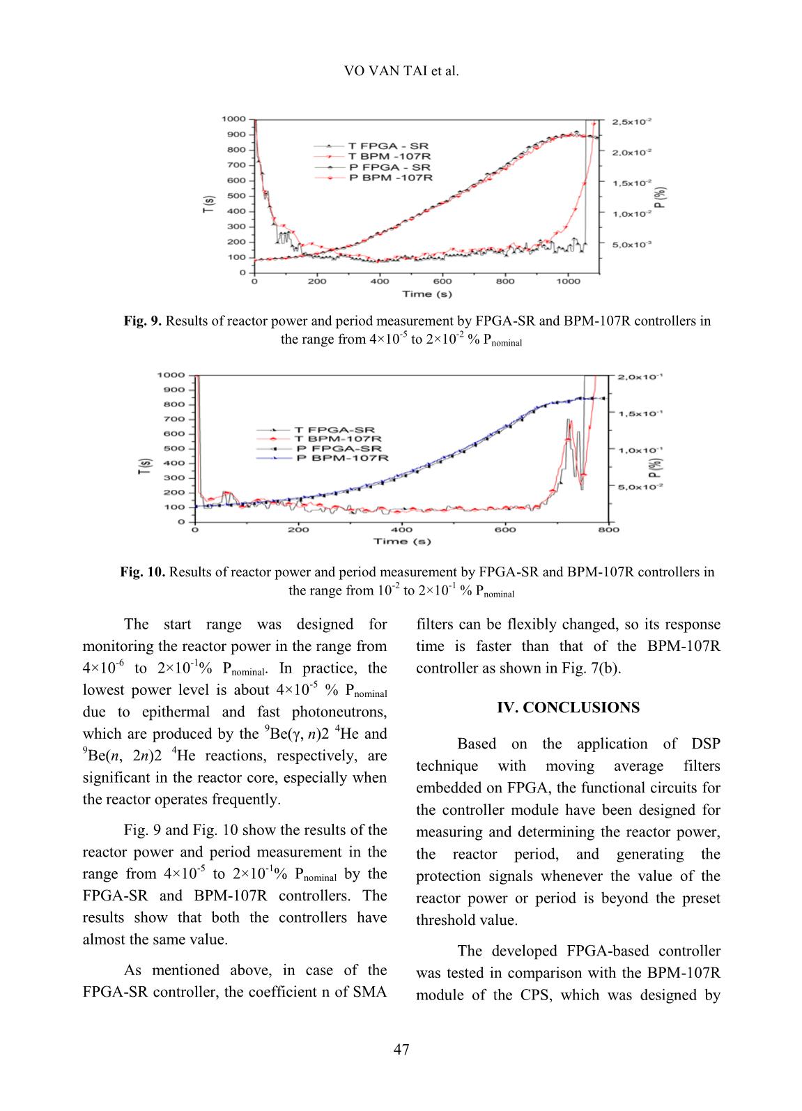 Design of a FPGA-based controller for power and period measurement in the start range of Dalat Nuclear Research Reactor trang 7