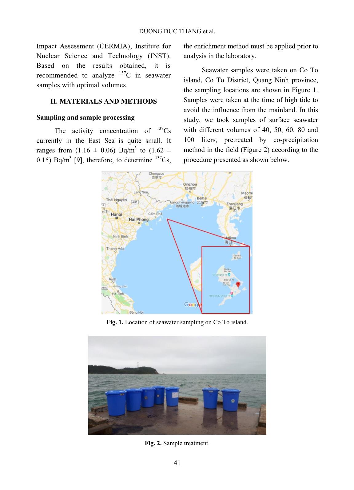 Determination of recovery efficiency of 137Cs in seawaterusing co-precipitation method trang 2
