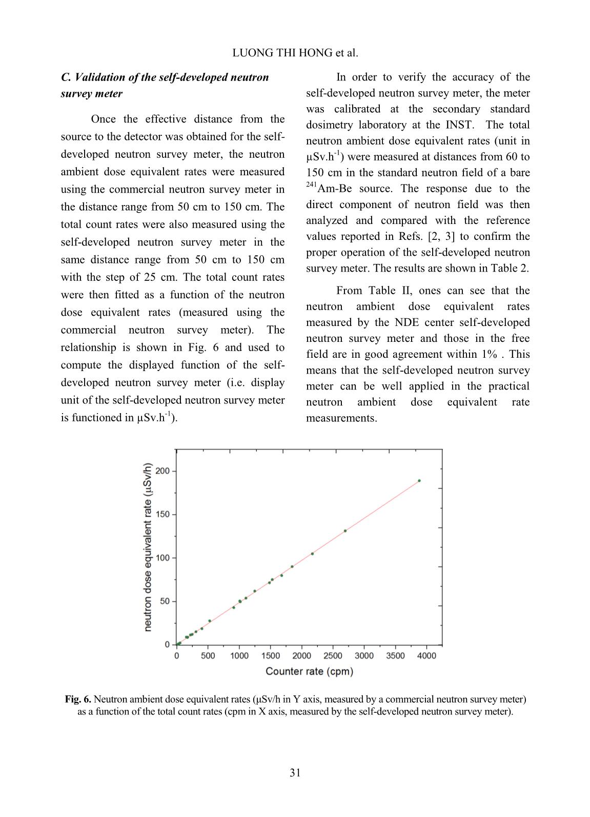 Development of neutron survey meter using prescila neutron probe trang 6