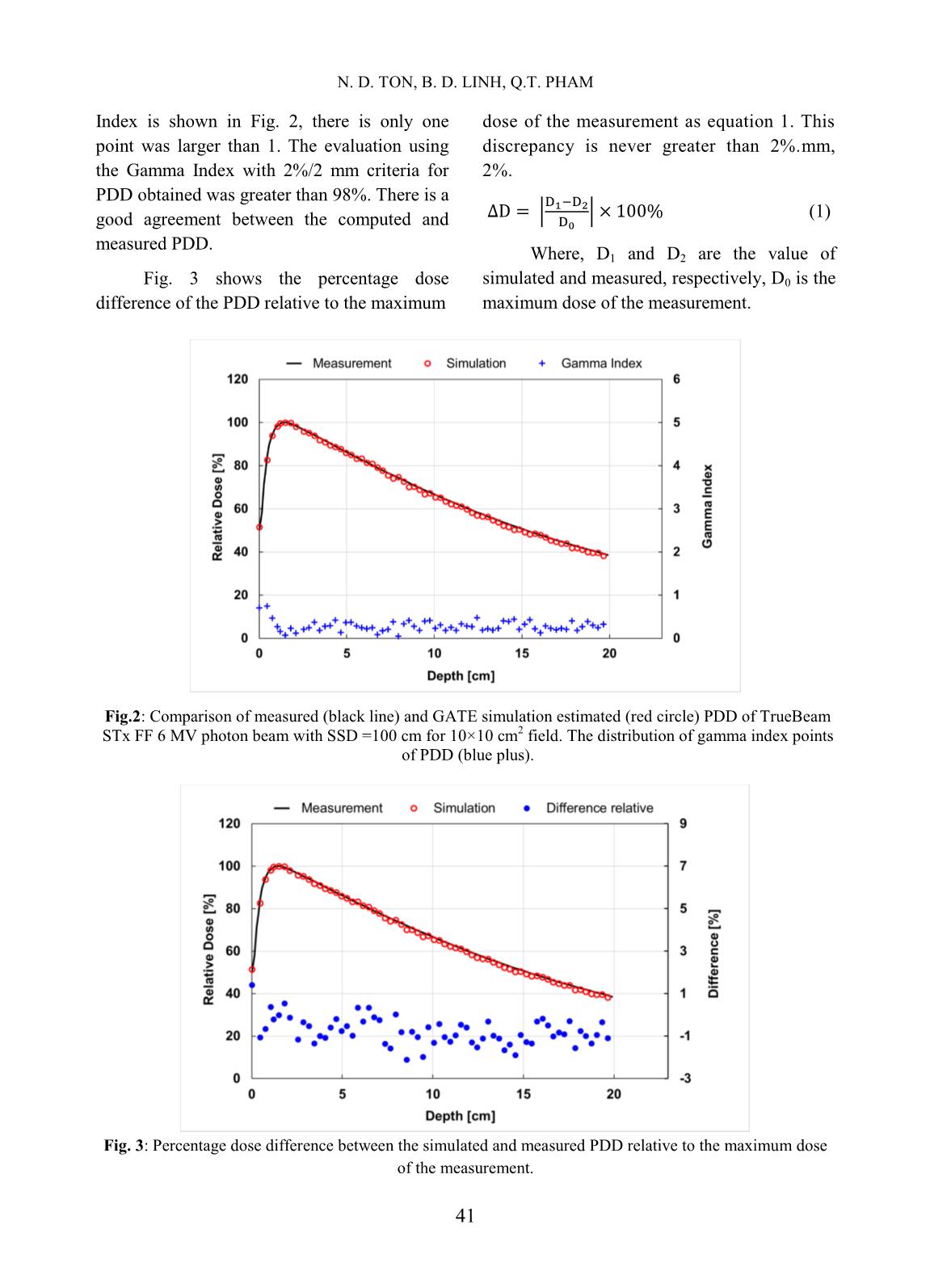 Dosimetric characteristics of 6 MV photons from TrueBeam STx medical linear accelerator: Simulation and experimental data trang 5