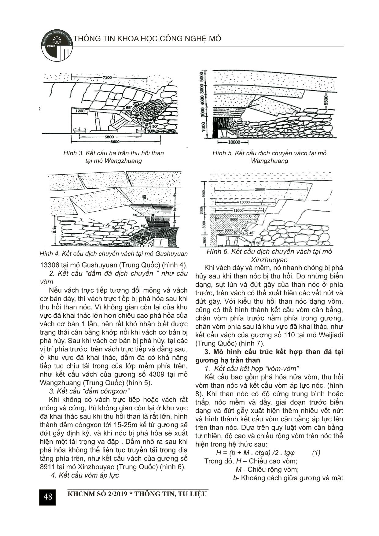 Nghiên cứu quy luật dịch chuyển than - đá và biện pháp kiểm soát gương hạ trần than nóc trang 2