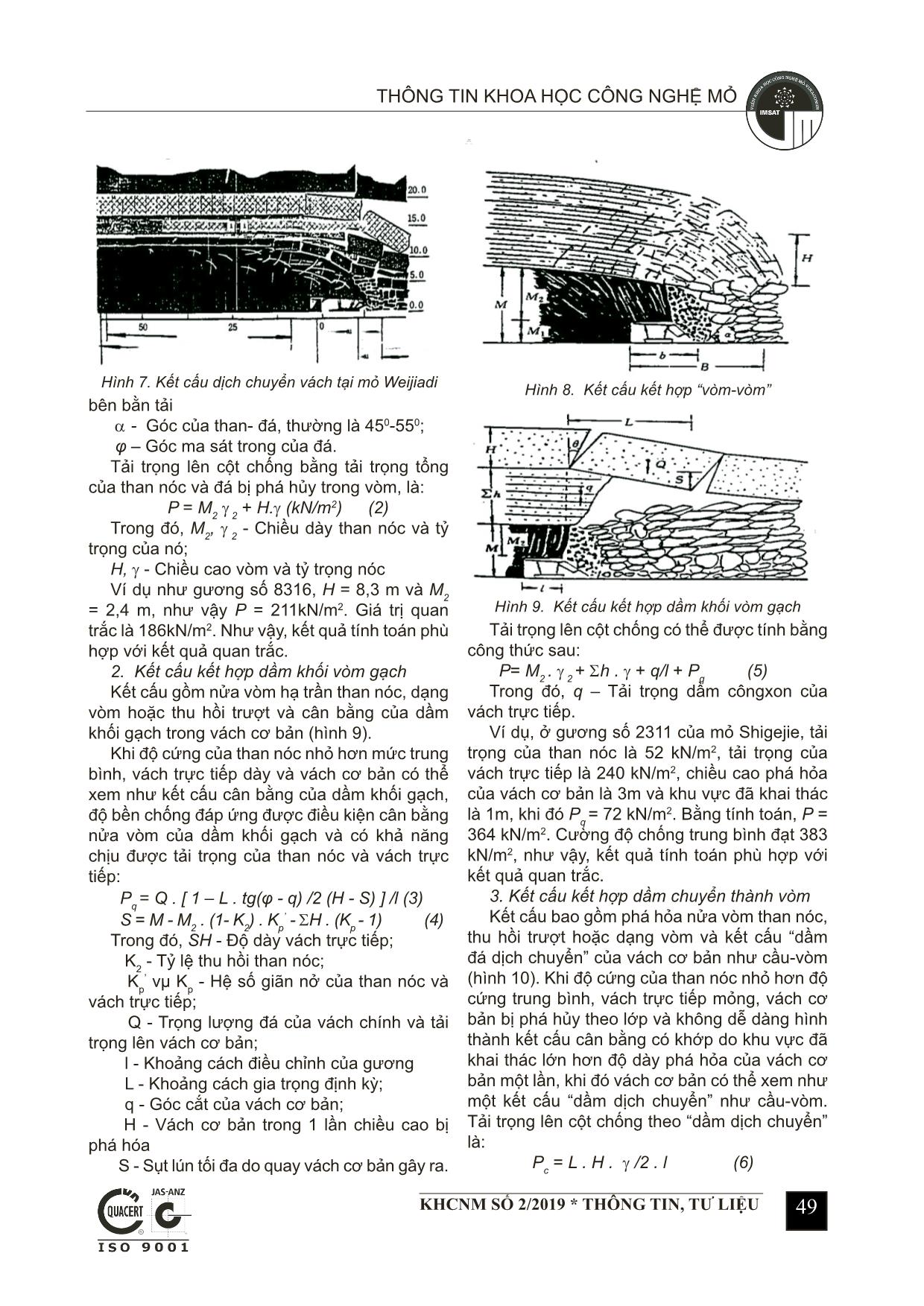 Nghiên cứu quy luật dịch chuyển than - đá và biện pháp kiểm soát gương hạ trần than nóc trang 3