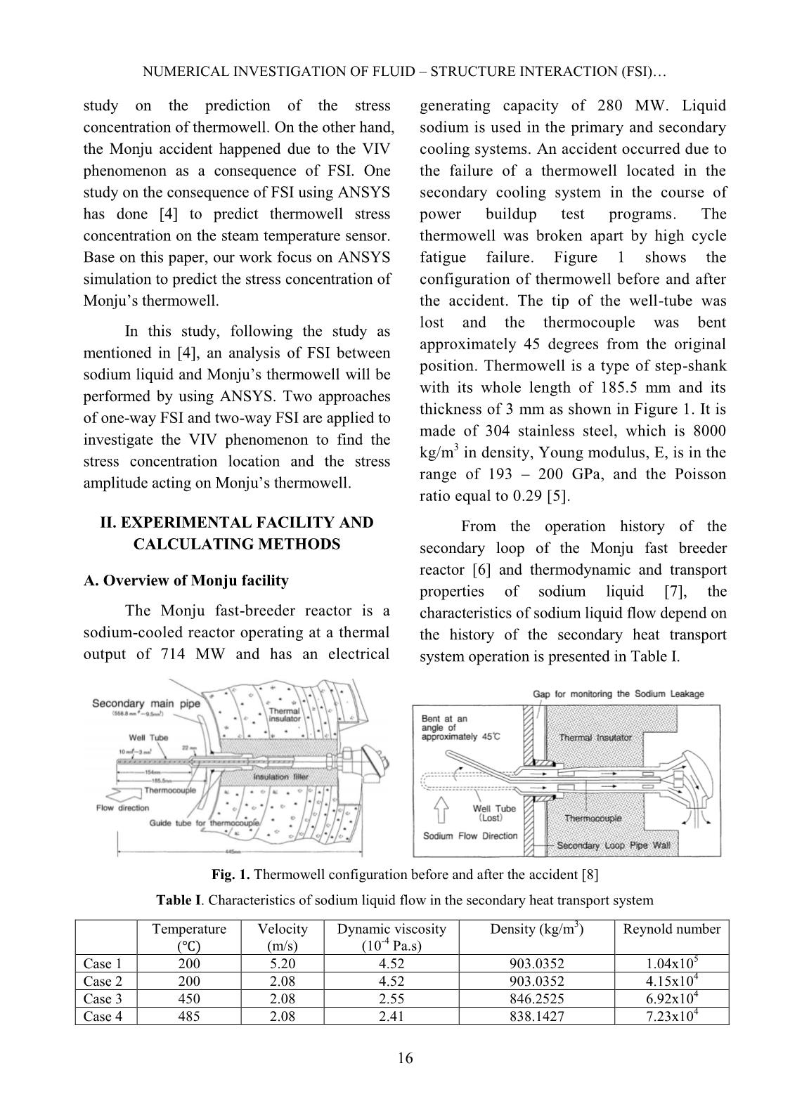 Numerical investigation of fluid – structure interaction (FSI) on sodium leakage accident at prototype fast breeder reactor monju trang 2