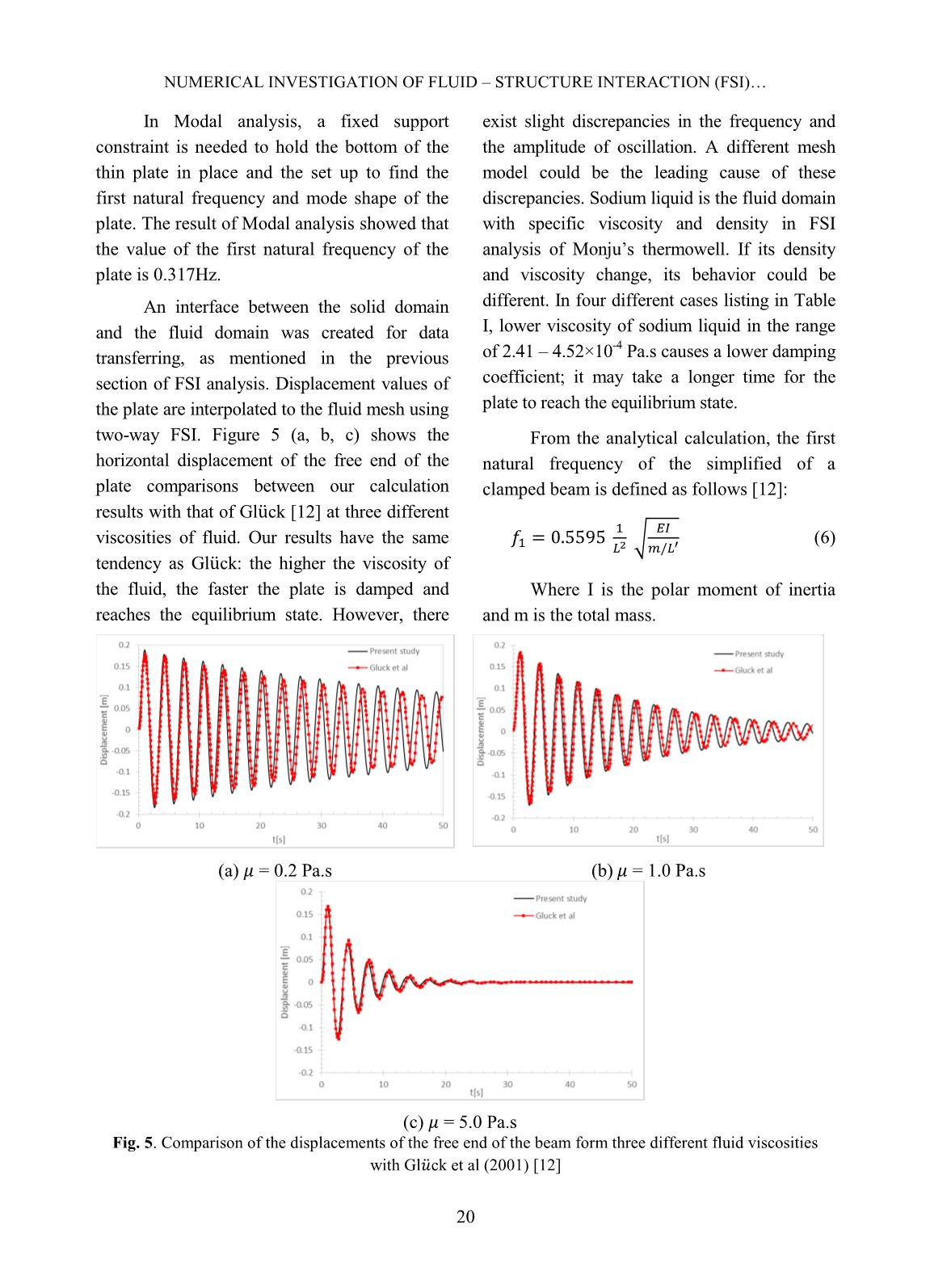 Numerical investigation of fluid – structure interaction (FSI) on sodium leakage accident at prototype fast breeder reactor monju trang 6