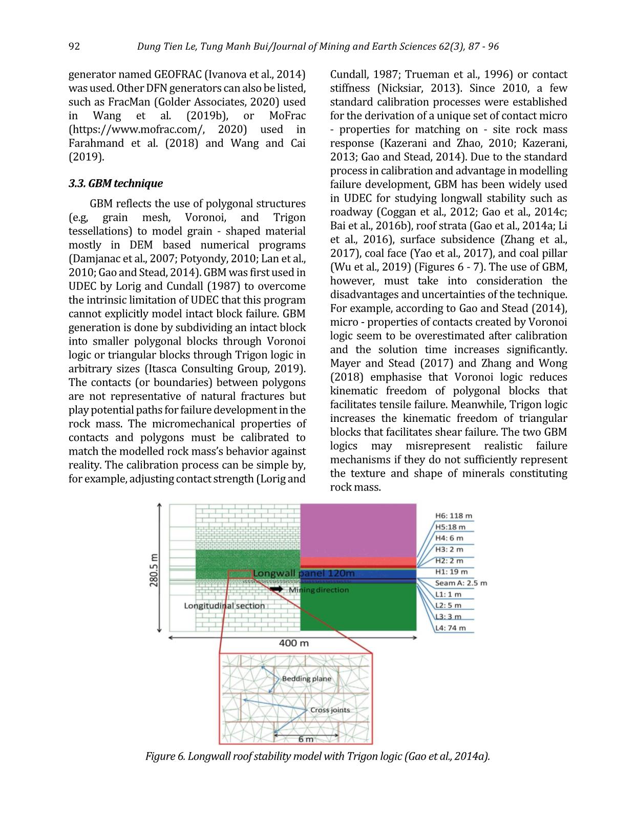 Numerical modelling techniques for studying longwall geotechnical problems under realistic geological structures trang 6