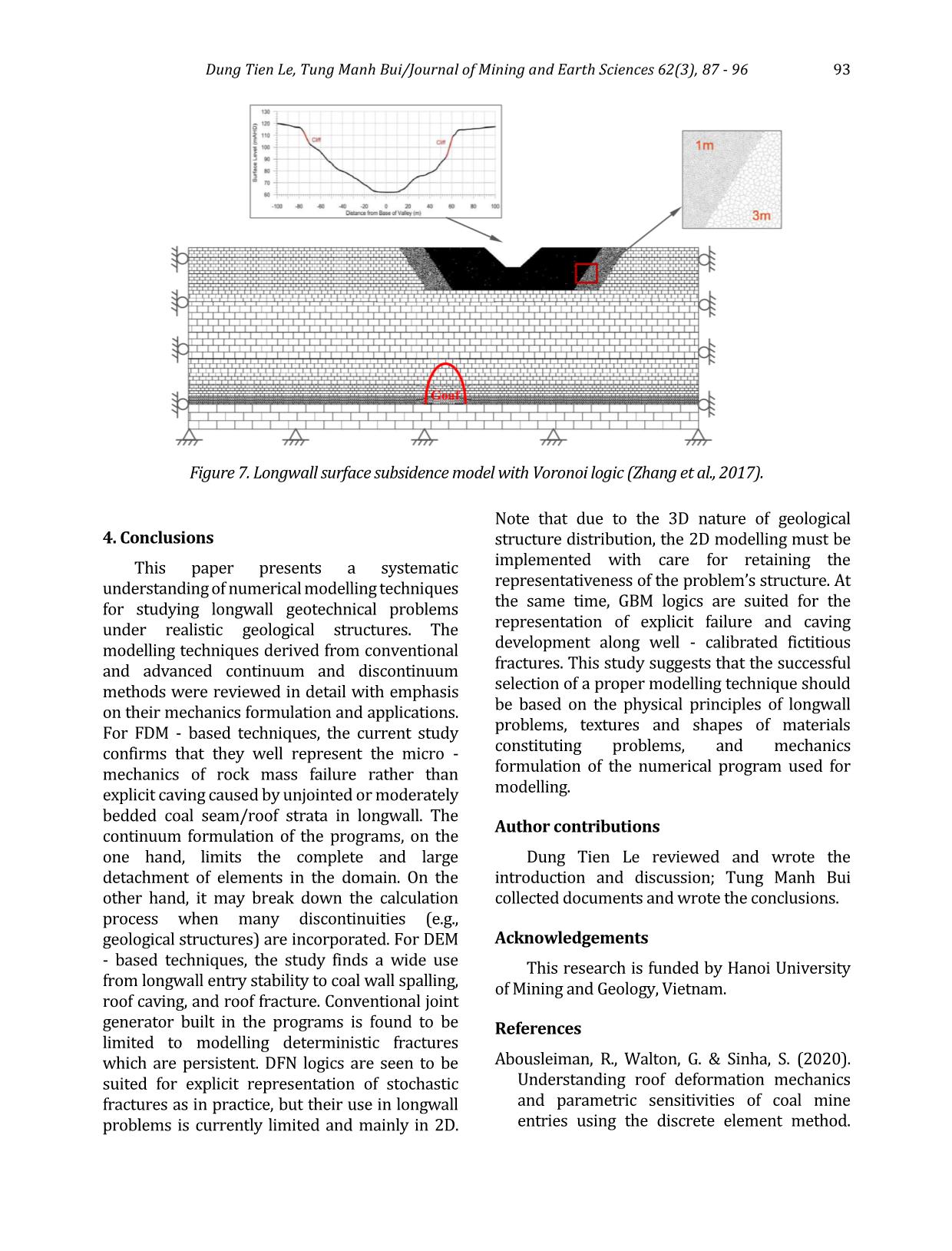 Numerical modelling techniques for studying longwall geotechnical problems under realistic geological structures trang 7