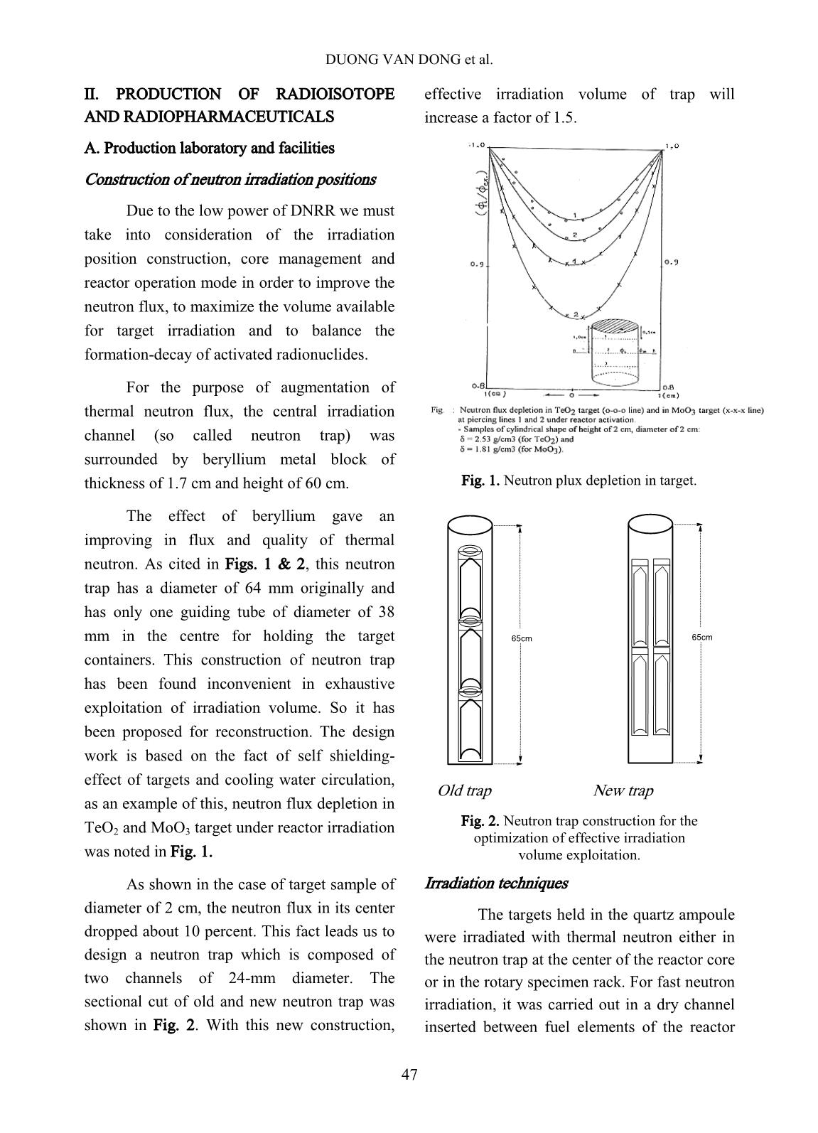 Production of radioisotopes and radiopharmaceuticals at the Dalat nuclear research reactor trang 2