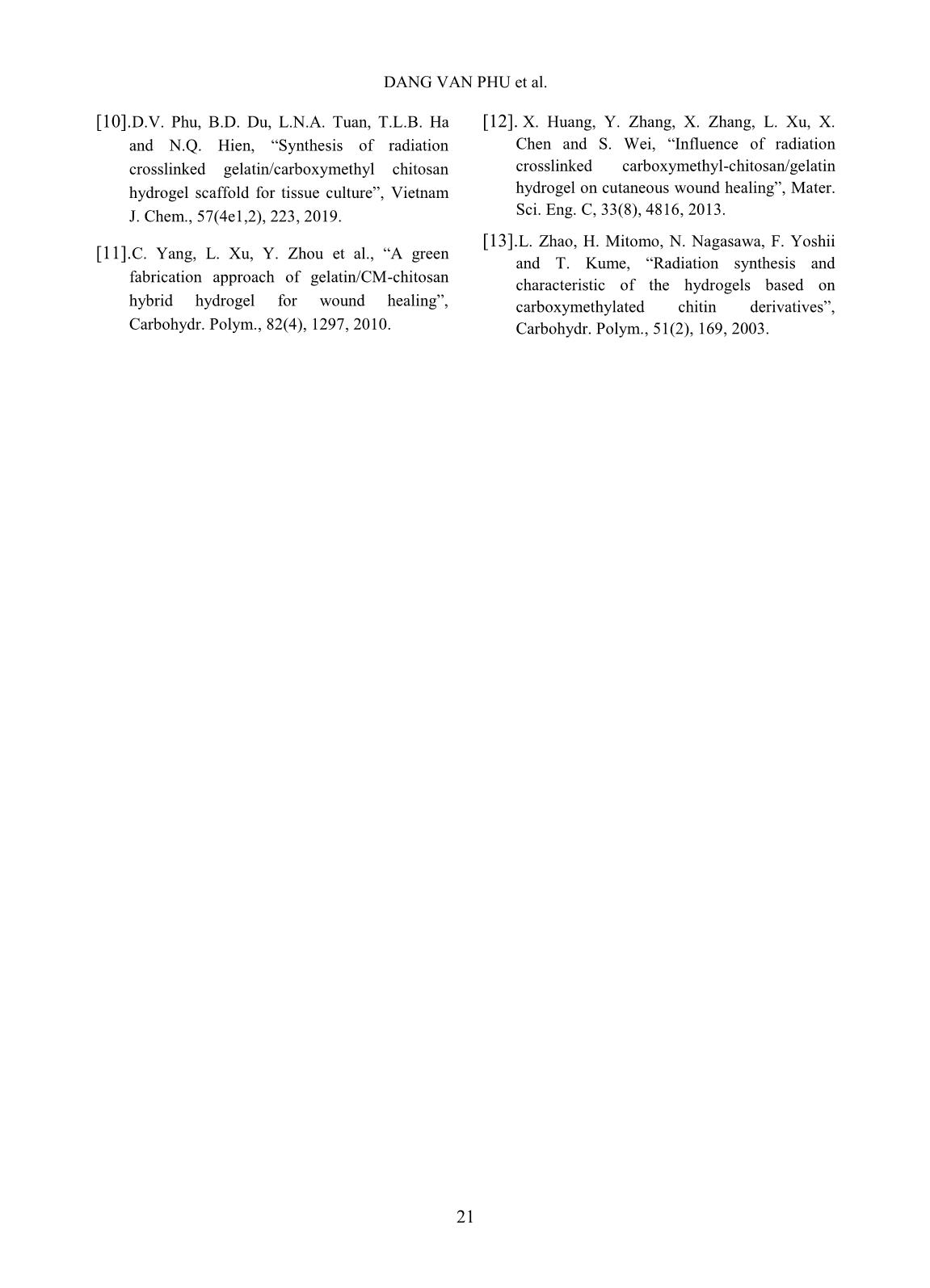 Radiation-crosslinked scaffolds from gelatin/CM-chitin and gelatin/CM-chitosan hydrogels for adipose-derived stem cell culture trang 9