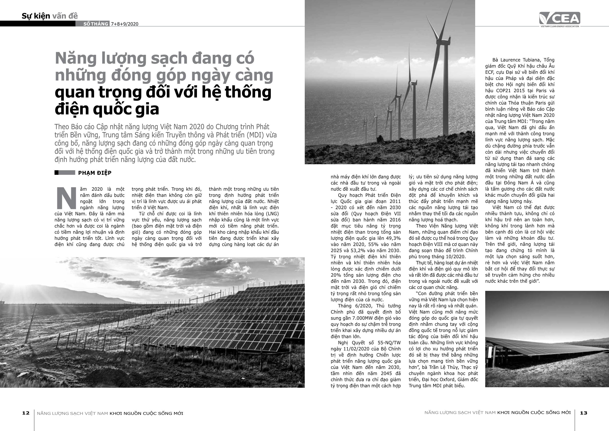 Tạp chí Năng lượng sạch Việt Nam - Số 45 - Tháng 7+8+9/2020 trang 7