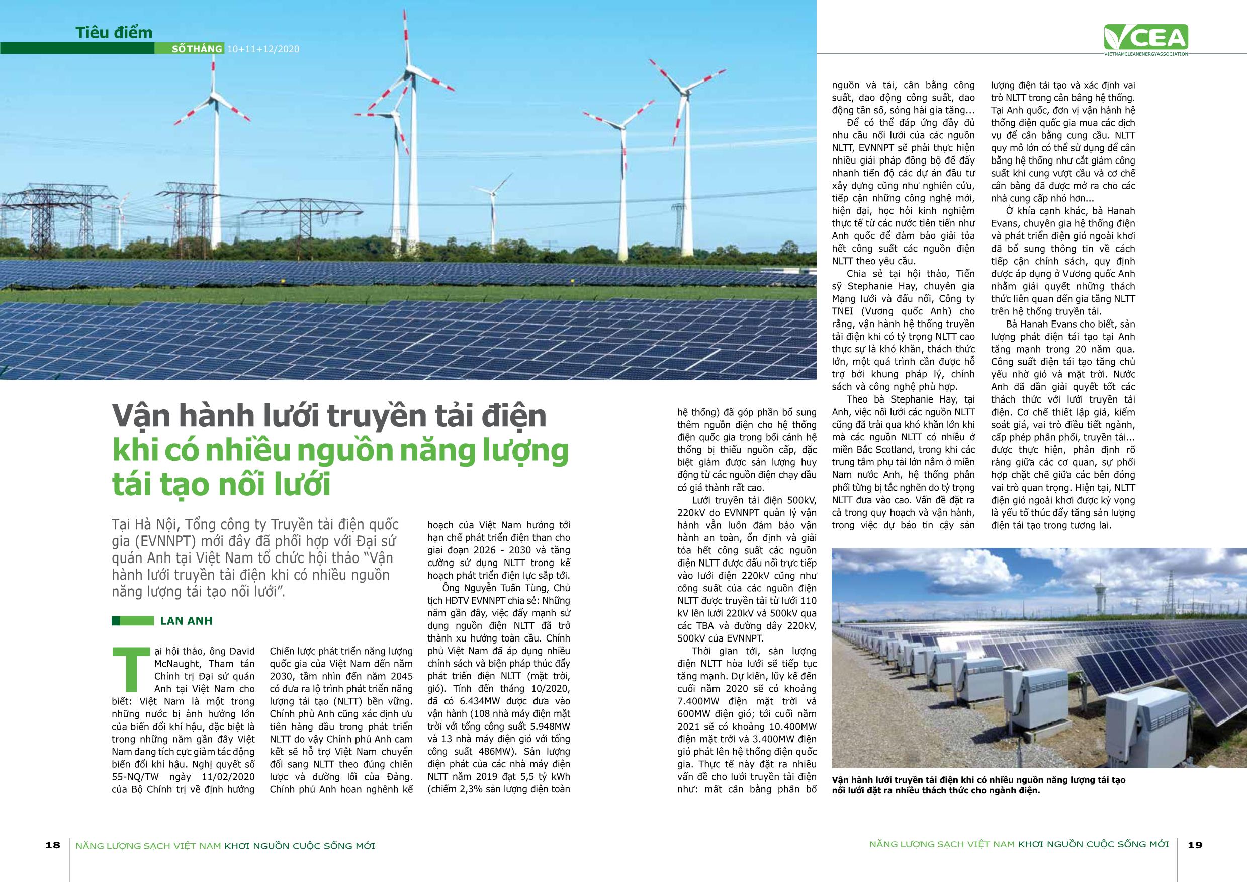 Tạp chí Năng lượng sạch Việt Nam - Số 46 - Tháng 10+11+12/2020 trang 10