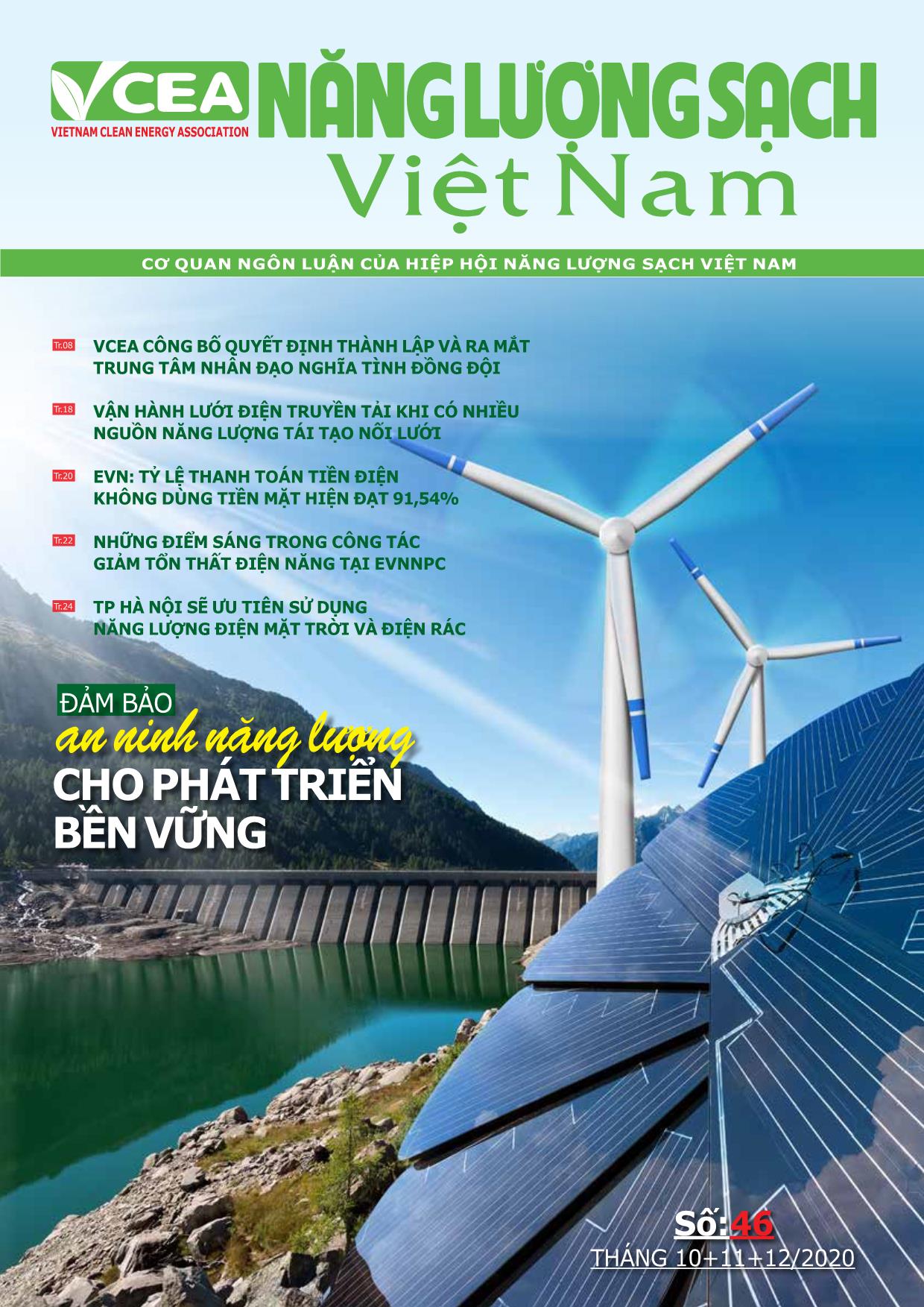 Tạp chí Năng lượng sạch Việt Nam - Số 46 - Tháng 10+11+12/2020 trang 1