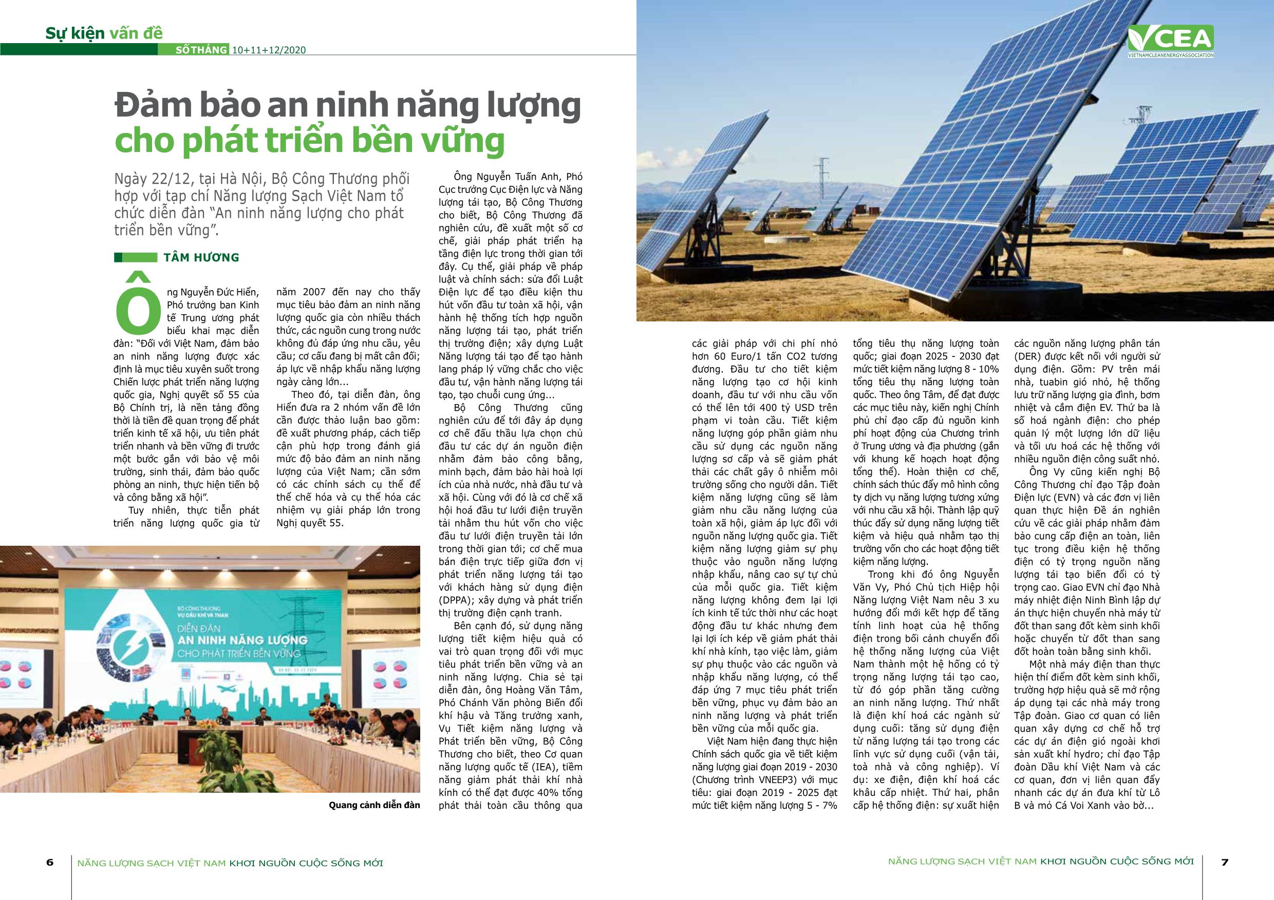 Tạp chí Năng lượng sạch Việt Nam - Số 46 - Tháng 10+11+12/2020 trang 4