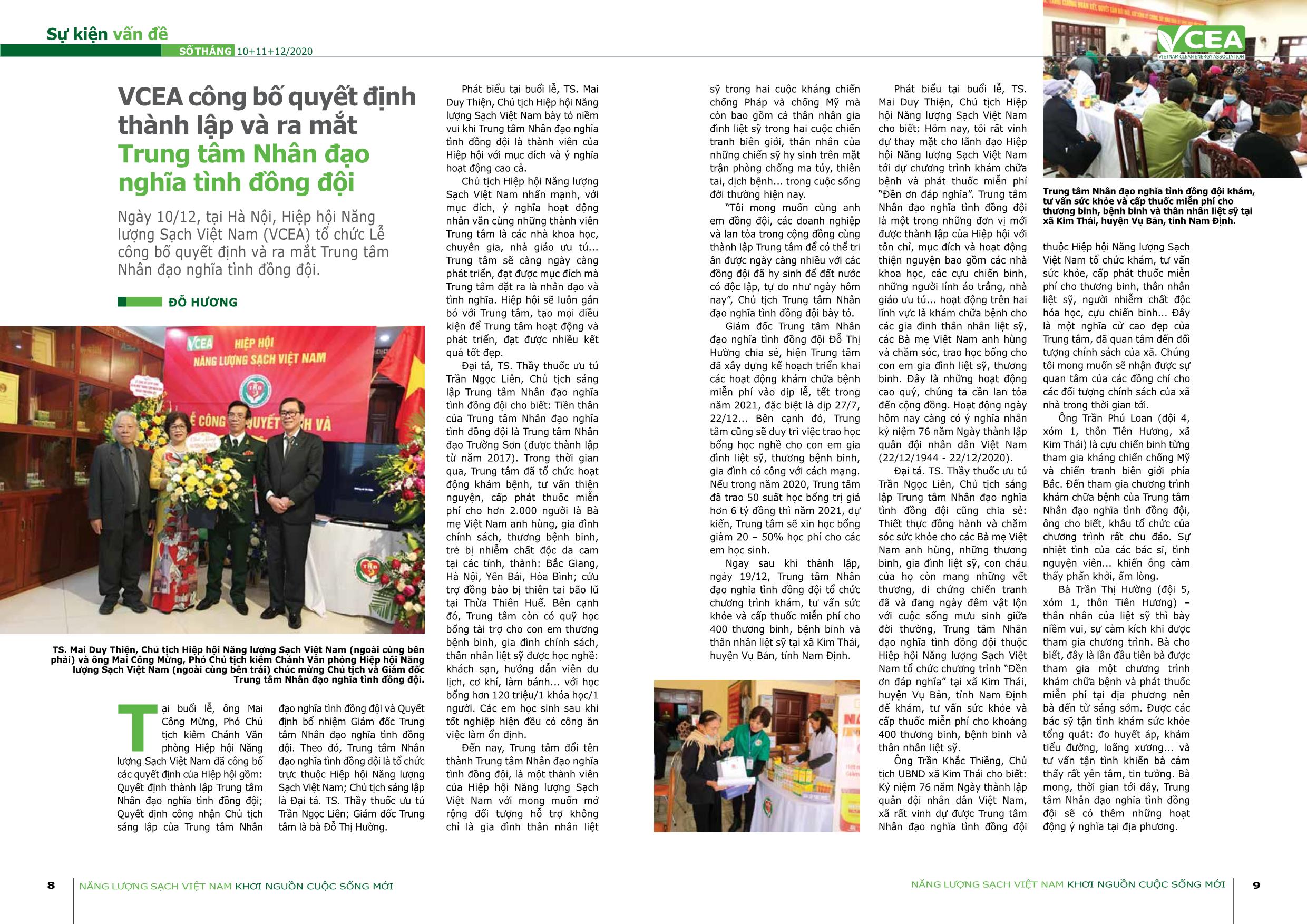 Tạp chí Năng lượng sạch Việt Nam - Số 46 - Tháng 10+11+12/2020 trang 5