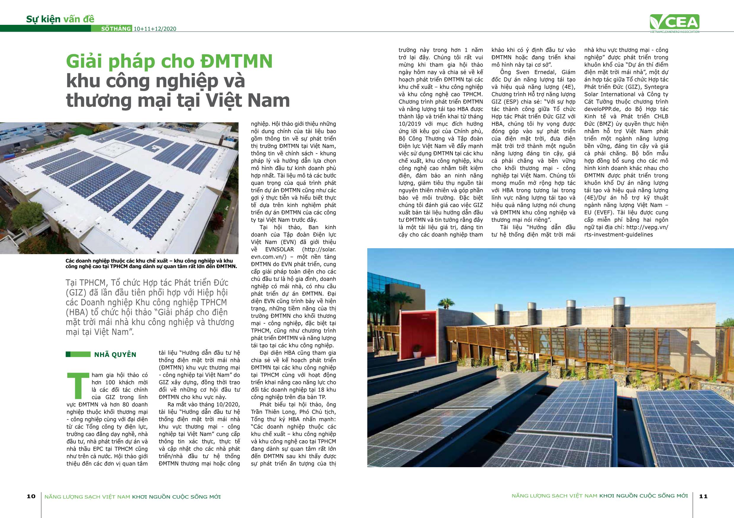 Tạp chí Năng lượng sạch Việt Nam - Số 46 - Tháng 10+11+12/2020 trang 6