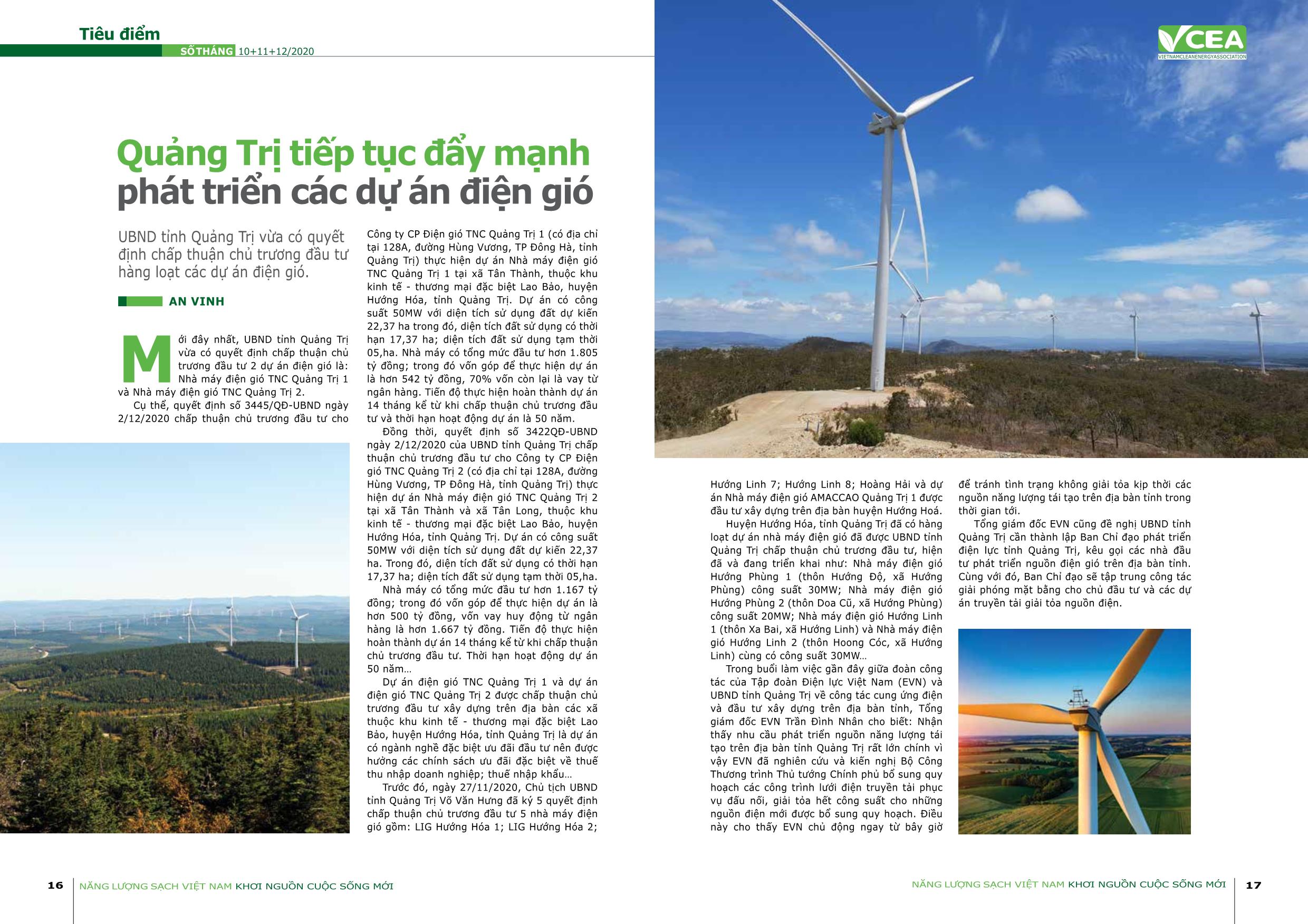 Tạp chí Năng lượng sạch Việt Nam - Số 46 - Tháng 10+11+12/2020 trang 9