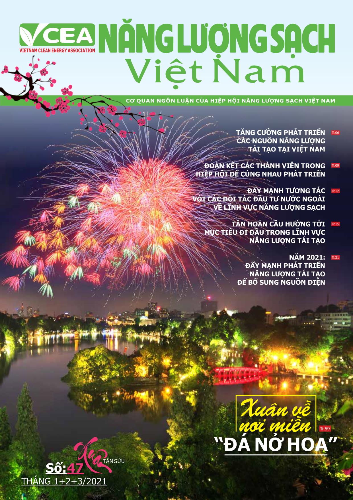 Tạp chí Năng lượng sạch Việt Nam - Số 47 - Tháng 1+2+3/2021 trang 1