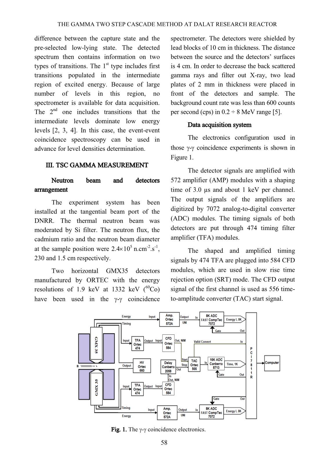 The gamma two-step cascade method at dalat nuclear research reactor trang 2